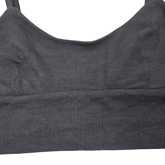 Athleta Well Rested Rib Sleep Black Bra - Picture 10 of 15
